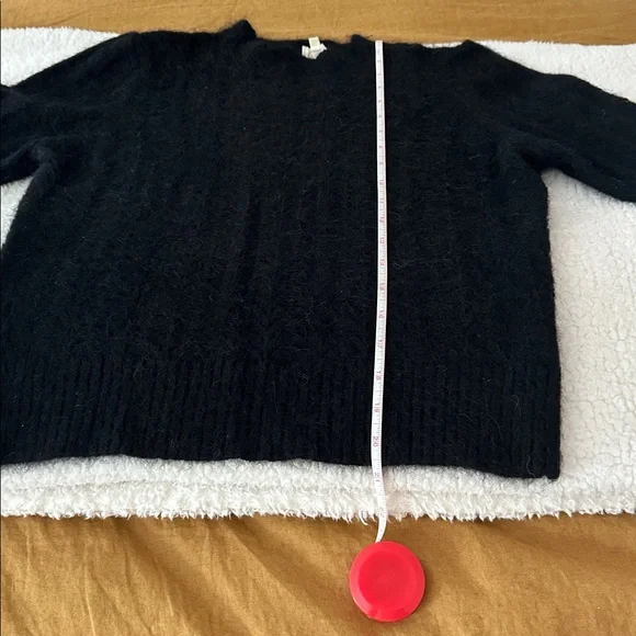 Marea Black Pointelle Sweater - Picture 7 of 8